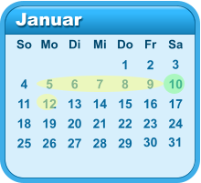 Januar 3 4 5 6 7 8 9 10 11 12 13 14 15 16 17 18 19 20 21 22 23 24 25 26 27 28 29 So Mo Di Mi Do Fr Sa 1 2 30 31
